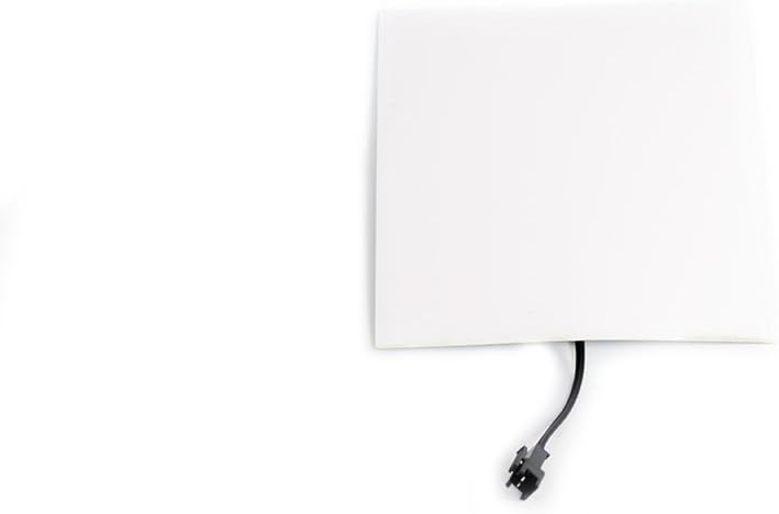 LightWorks Electroluminescent (EL) Light Panel, White 5" x 5" - Create Your Own Illuminated Glow Sign & Costumes