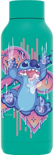 Quokka Botella Termo Acero Inoxidable Solid Jade Green 510 ML Stitch Drip