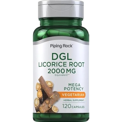 Piping Rock DGL Licorice Root 2000mg Cover