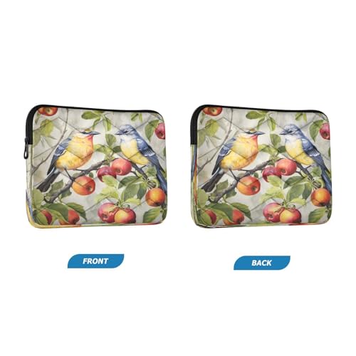 Funda para portátil 13-14 pulgadas impermeable con diseño de aves miniatura 2