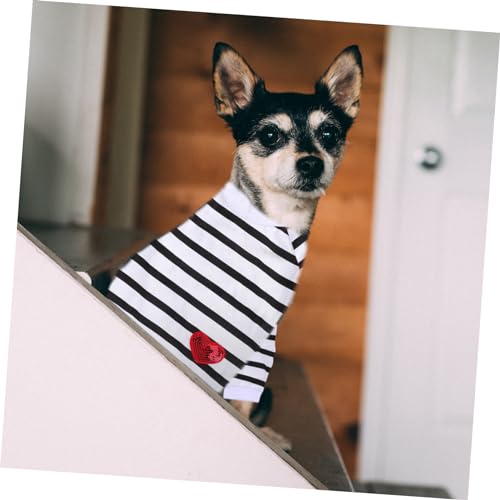 Chemises pour chiens à rayures : vêtements pour animaux de garde-robe - 8