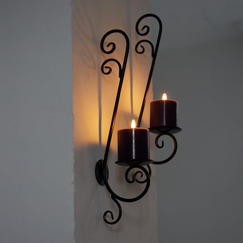 Image of Purple 3 inch Pillar Candles Set of 3 with Timer - Purple Flameless Candle Battery Operated Room Decor for Party, Birthday, Wedding, Halloween, Meditation, Prayer, Spiritual,