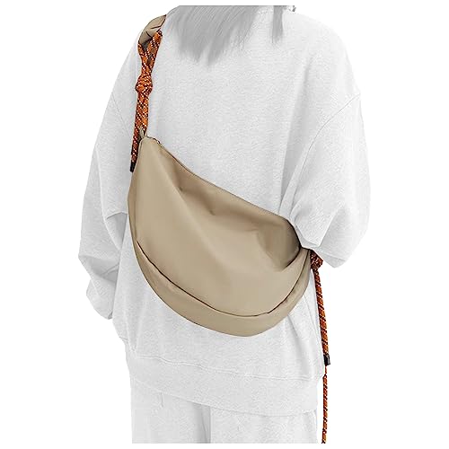 Hobo Crescent Crossbody Bag Nylon