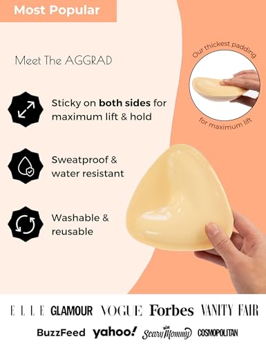 Image of Double-Sided Sticky Bra Pads Inserts Ultra Instant Volume Push up Stick on Bra for Women Swimsuit Bikini Dresses