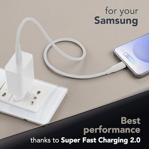 Chargeur PD 45W Cellularline secteur anti batterie faible