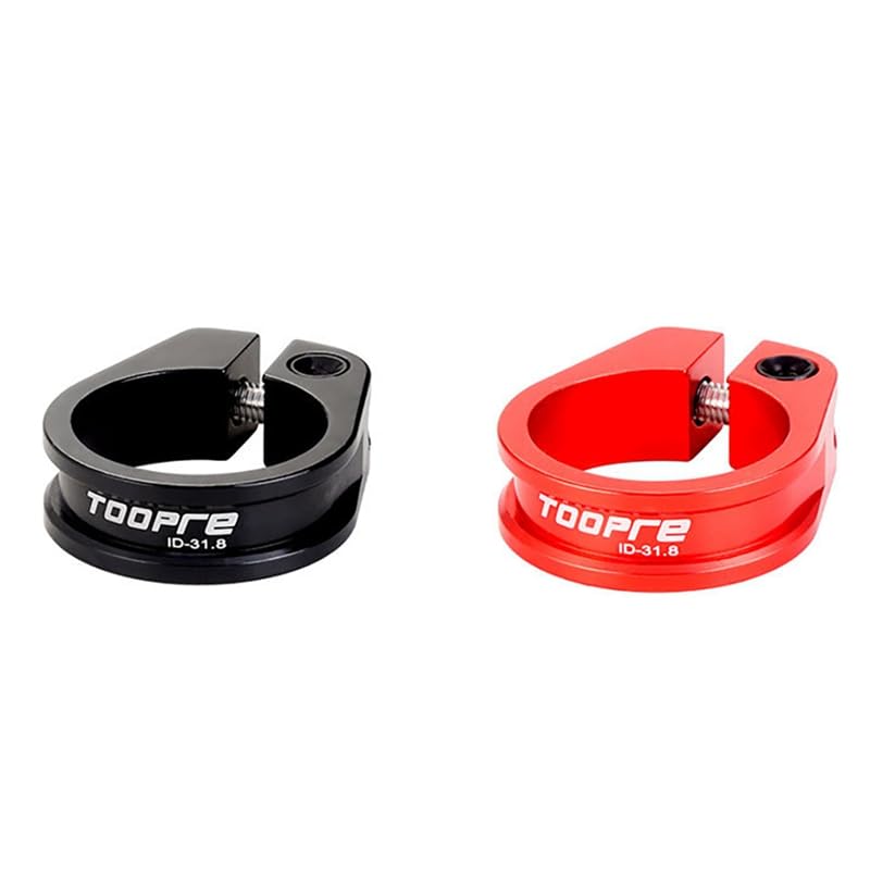 Colliers Selle Vélo 31.8mm - 2 Pièces Alliage Aluminium Pour VTT & Ville