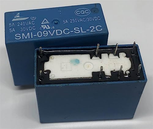 Relais 8 broches SMI-09VDC-SL-2C pour circuit imprimé et automatisme