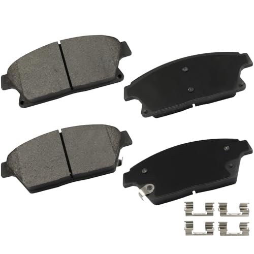 Image of cciyu D1467 Front Disc Brake Pads Kit For Buick Encore 13-17,For Buick Verano 12-17,For Cadillac ATS 14-18,For Chevrolet Cruze 14-15,For Chevrolet Orlando 12-14,For Chevrolet Trax 13-17