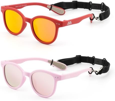 EYEBUDDY Kids Toddler Sunglasses Age 2-4/3-5 Boys Girls Polarized UV Protection Sun Glasses for Age 2-8