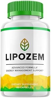 Lipo-zem Capsules, Lipozem Advanced Formula Supplement, Lypozem Natural Ingredients Reviews (60 Capsules) T1