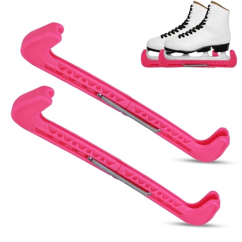 Protezioni per Lame per Pattini da Ghiaccio,1 Paio Coprilama Pattini Ghiaccio,Protezione Regolabile per Pattini da Ghiaccio,Coperture Protettive per Lame da Pattinaggio Ghiaccio per Hockey Ghiaccio
