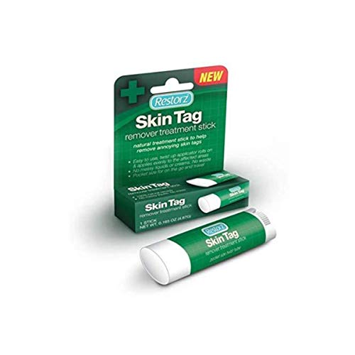 Restorz Skin Tag Treatment with Thuja Occidentalis 6X (HPUS) - Fast Acting Remover for Facial Healing, No Mess Ointment for Gentle Removal, Easy to use Stick Application