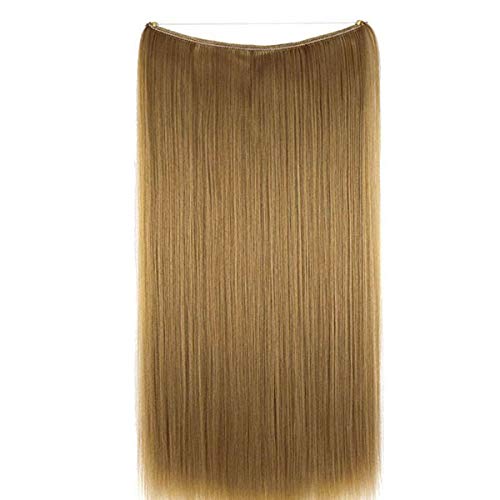 Halo Miracle Invisible Wire Flip In Secret Hair Extensions 100g 22" 100% Human Hair #10 Golden Brown/Light Brownn Color