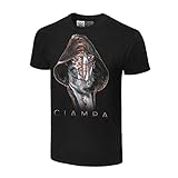 WWE Authentic Wear Tommaso Ciampa Masked T-Shirt Black Extra Large