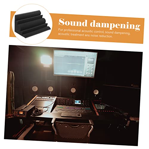 Toyvian 8pcs Paneles Absorbentes de Sonido Aislante de Baja Frecuencia para Teatros en Casa y Estudios Tratamiento Acústico Material de Alta Densidad miniatura 3