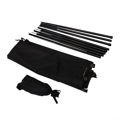 Pumixiy Sun View Blocker con aste regolabili, schermo parasole 75%, pannello frontale per tenda, protezione solare, protezione visiva per camper, roulotte, 3 x 3 m