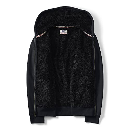 Lands' End Men's Serious Sweats Full Zip Sherpa Fleece Hoodie3