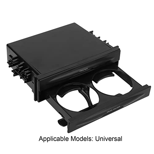 Radio organizador universal para carro con portavasos 2 capas miniatura 6