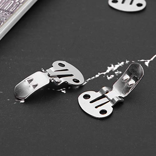 Baiyao 10 clip per scarpe in metallo, in acciaio