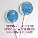 Jellybeans Food Sanding Sugar - Sparkly Sugar Crystals - Sanding Sugar For Cake & Cookies - Special Sanding Sugar - Grains Decorative Sanding Sugar (Blue, 1 LB)