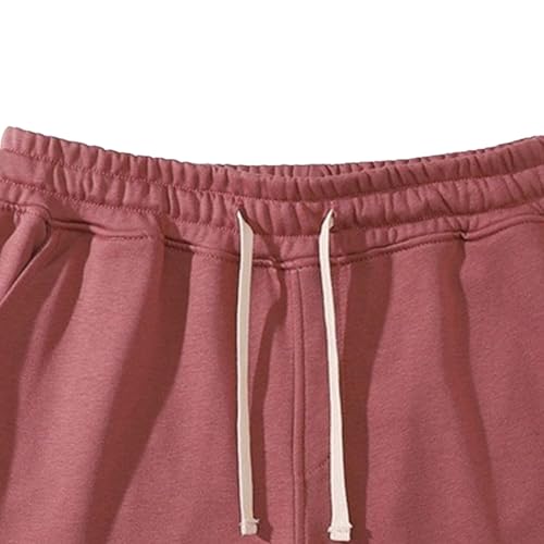 Shorts casuales deportivos para hombre en rojo miniatura 3