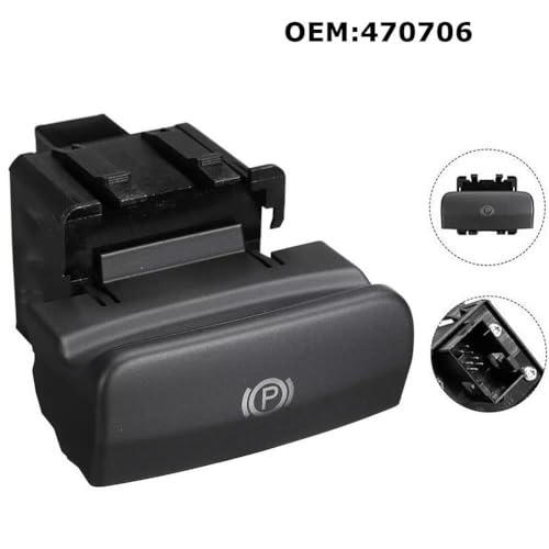 Interrupteur frein à main défectueux Peugeot 3008 5008 ? Solution bouton noir mat 470706 - 2