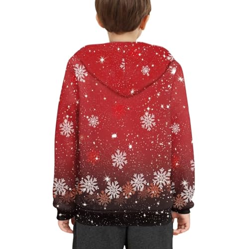 Mumeson Boy's Fashion Hoodies Sweatshirts Long Sleeve Pullover Tops Hooded with Pocket Unisex Athletic Hoodie 6-16 Years2