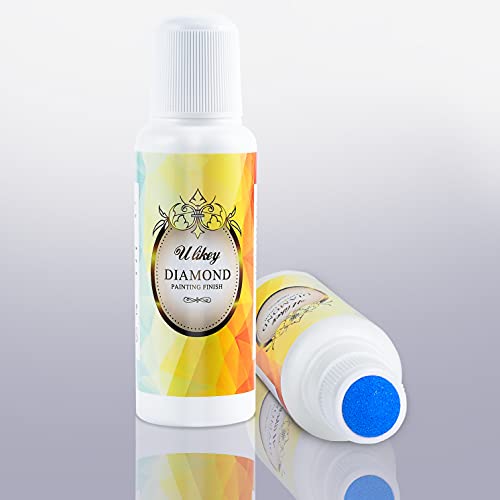 Ulikey 100ML Vernis Colle Brillant, Vernis Résistant à l'eau, Diamant Painting Vernis, Diamant Painting Accessoire, Idéal pour Les Broderies Diamants, Transparente et Reste Bien Brillant (100ML)