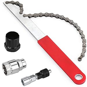 Fiets cassette removal tool, 4 stuks fiets reparatieset, fiets kettingzweep tandwisser cassette lockring tool…