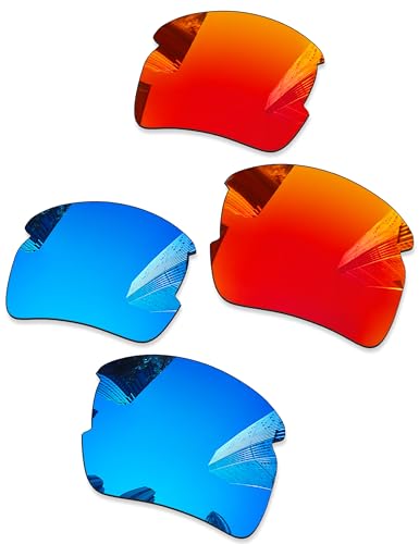 Verres rechange Oakley Flak 2.0 XL OO9188 polarisés lunettes de soleil protection UV