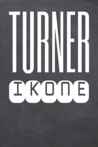 Turner Ikone: Turner Punktraster Notizbuch, Notizheft oder Schreibheft - 110 Seiten - Büro Equipment & Zubehör - Lustiges Geschenk zu Weihnachten oder Geburtstag