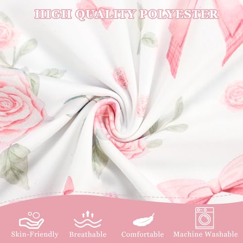 Image of Baby Lounger Cover Grils Boys, Soft and Comfortable Newborn Lounger Cover, Breathable and Stretchy Infant Nest Slipcover, Compatible with Snuggle Me Newborn Lounger, Cover Only (Pink Rose)