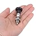 HARFINGTON 2pcs Push Fit Ball Nose Spring Plunger M10x1 Thread Length 5mm Pin Dia Stainless Steel Self-Locking Plunger Retractable Index Plunger for Industrial Equipment