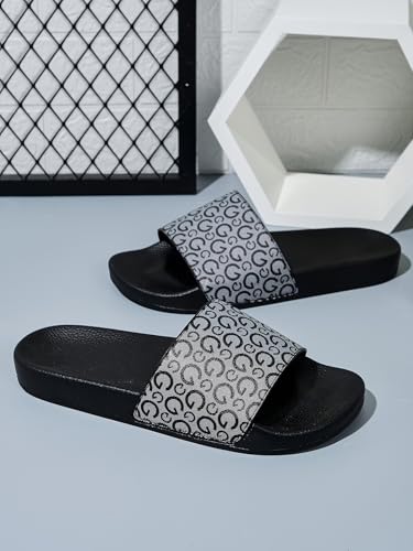 Men's Trendy Open-Toe Slippers - Sandals with Breathable Lightweight Non-Slip Soles for Indoor Outdoor Beach Vacation and Relaxation - Perfect for Summer Travel and Lounging Around the House4