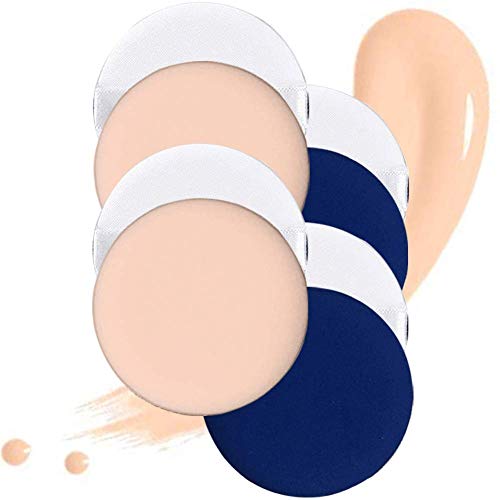 MEACOLIA 8 Pcs/Set Air Cushion Puff Rubycell Puff Makeup Sponges Powder Puff For Compact Face Powder, Cream or Liquid Application Flawless With Case