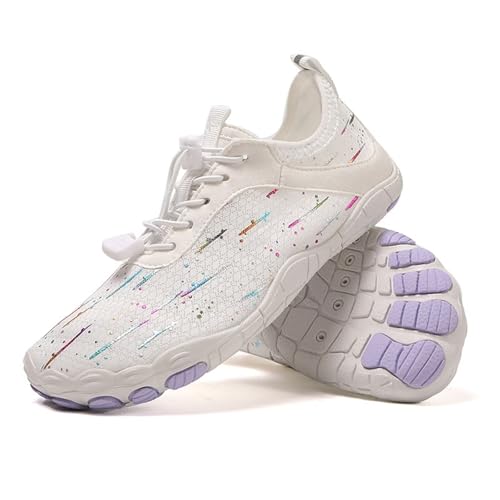 Zapatillas de Running Descalzas para Hombre y Mujer Zapatillas de Agua cómodas, Ligeras y Antideslizantes Entrenamiento Cruzado con Puntera Ancha para Levantamiento Pesas y Culturismo