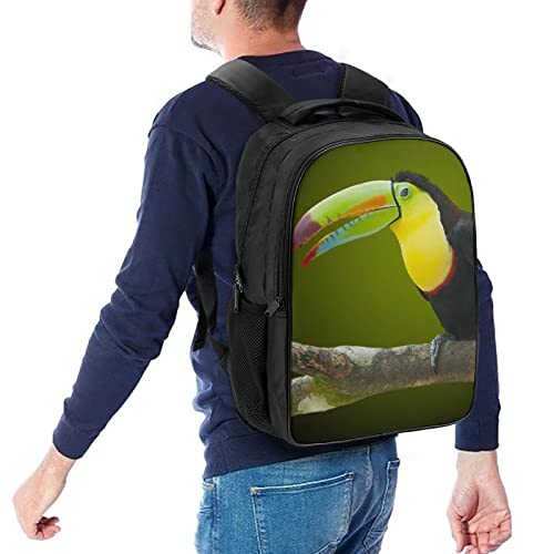 Sac d'école de mode Toucan 3D grand format 40cm pour adolescents