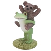 Amazon.co.jp: ティーライフ コポー ちょうちょがとまったクマとカエル