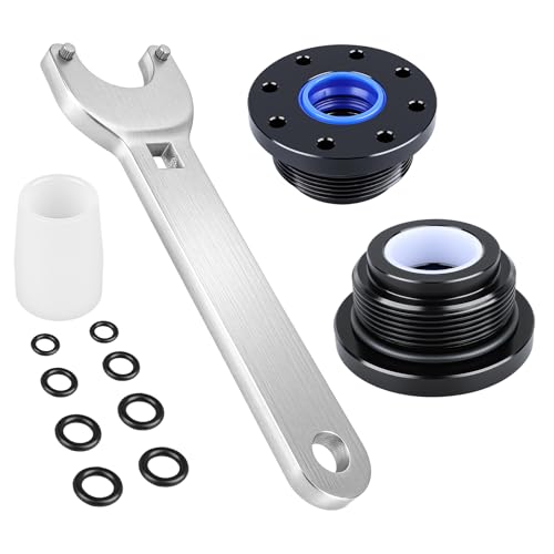 Image of HC5345 Hydraulic Steering Cylinder Seal Kit with Pin Wrench HS5157 Compatible with HC5340 HC5341 HC5342 HC5343 HC5344 HC5345 HC6750 HC6751 Restore Hydraulic Steering Performance