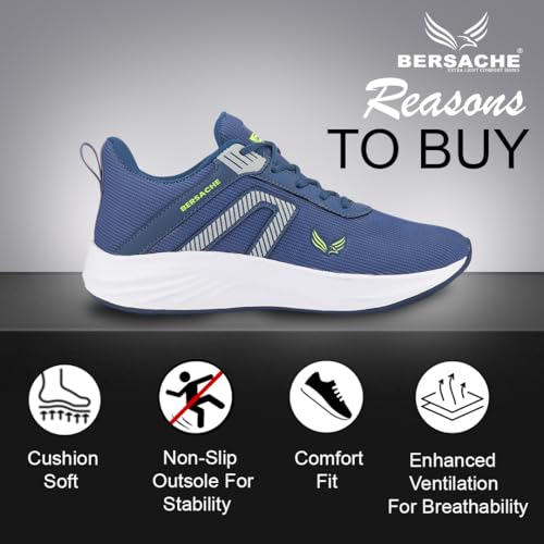 Image of BERSACHE Premium Sports,Walking,Gym,Cricket, Trending Running Shoes for Men's