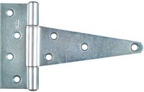 National Hardware B286 Bisagra en T extra pesada chapada en zinc de 6 pulgadas National Hardware B286 Bisagra en T extra pesada chapada en zinc de 6 pulgadas