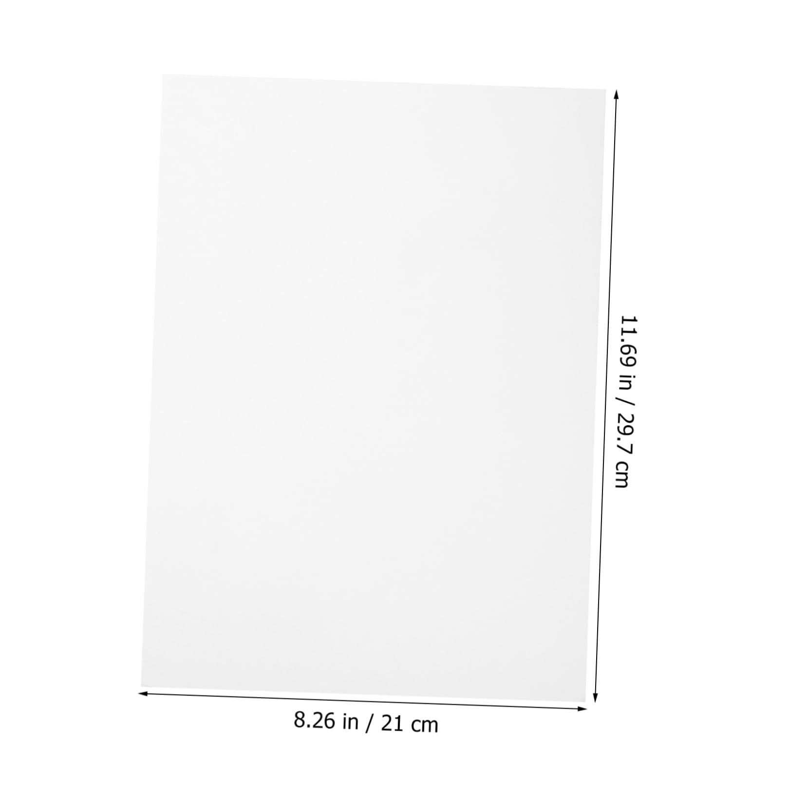 Papier Cartonné A4 Blanc 100 Feuilles pour Impression et Dessin