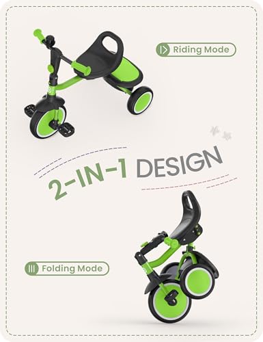 Image of besrey Toddler Tricycle with Bell, for Ages 18 Months to 5 Years