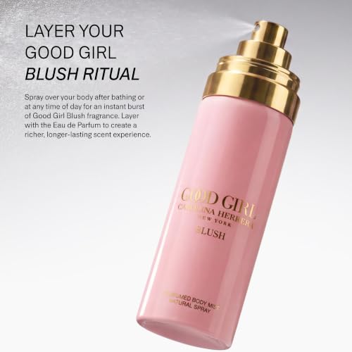 Image of Carolina Herrera Good Girl Blush Body Mist for Women - 3.4 oz