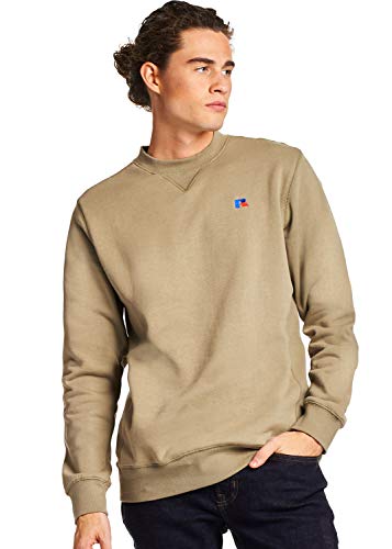 Russell Athletic Heritage Men's Frank Crew Sweatshirt, Dry Grass, L