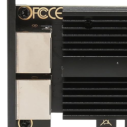 Tarjeta de Red PCIe 2.5Gbps Puerto Dual Chip I226-V Adaptador Gigabit Ethernet RJ45 LAN para Escritorio Servidor PC Aleación de Aluminio Incluye Soporte Bajo Perfil miniatura 7