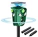 Produktbild Genieforce® Combat+ Smart 360° Ultraschall Tiervertreiber Tierabwehr Tierschreck gegen Katzen, Hunde, Marder, Fuchs, Vogel, Nager, Wasserdicht, Solar, 2200 mAh, intelligente PIR-Sensoren - GF-EM-75