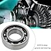 Micro Traders 6205C4 Deep Groove Ball Bearing Without Cover Steel Ball Bearing 25x52x15mm Suitable for Automotive Industry Equipment Electric Vehicle Handcart