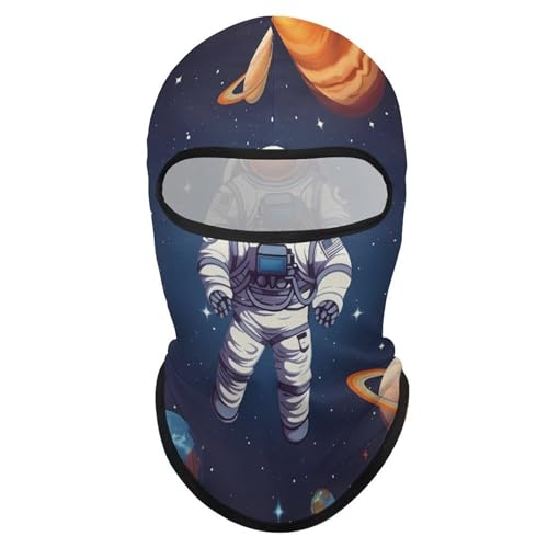 Balaclava para hombres y mujeres, máscara espacial tipo astronauta, cubre rostro completo para ciclismo miniatura 7