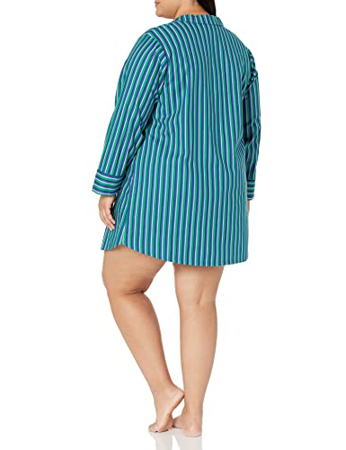 Image of Amazon Essentials Women's Woven Flannel Notch Collar Nightgown (Available in Plus Size)